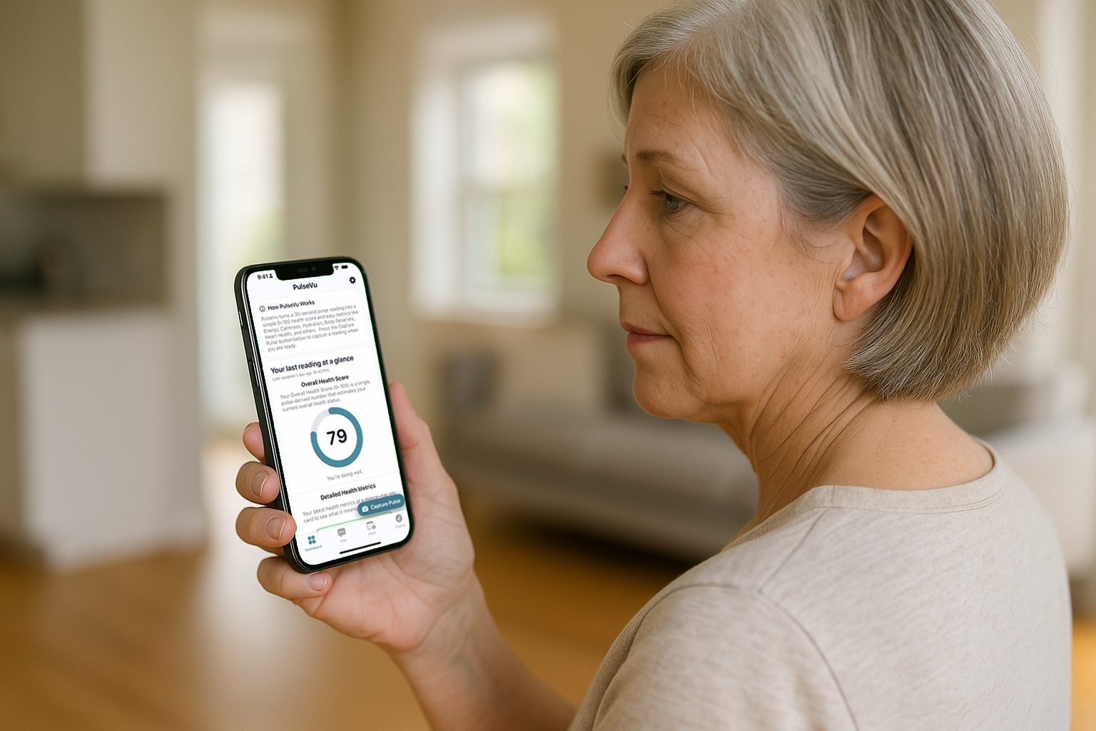 PulseVu Smartphone Interface